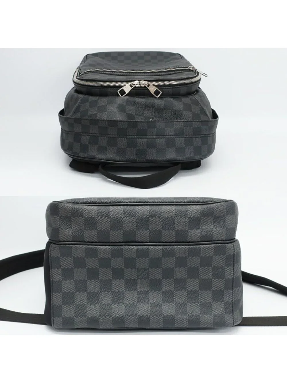 Louis Vuitton Ten Michael Backpack Damier Graphite Black Silver